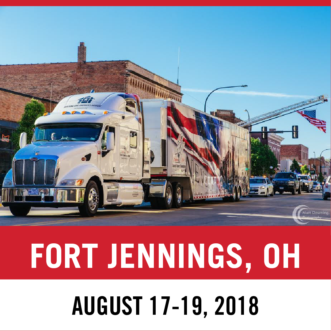 NEVER Mobile Exhibit Visits Fort Fest, Fort Jennings, OH