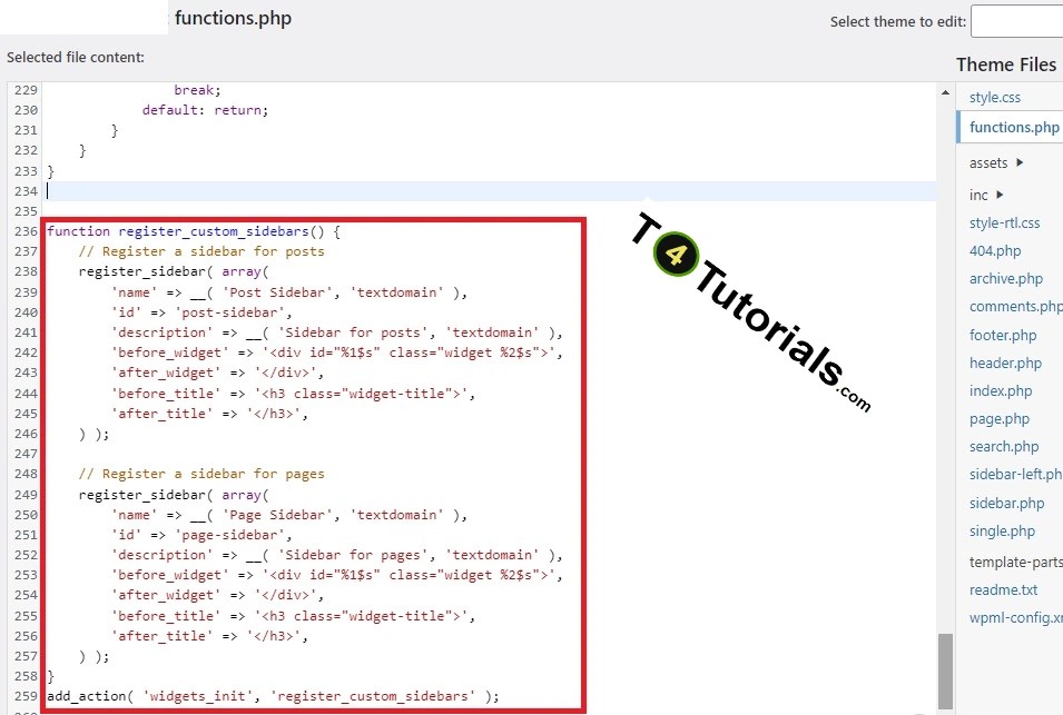 How to show menu only in wordpress page? WordPress