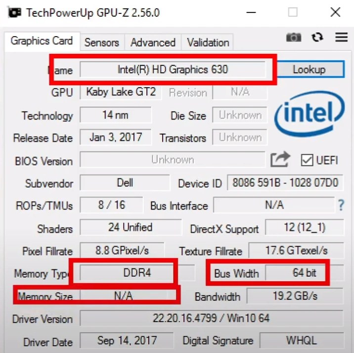 How to check Graphic Card GB, Bits & DDR
