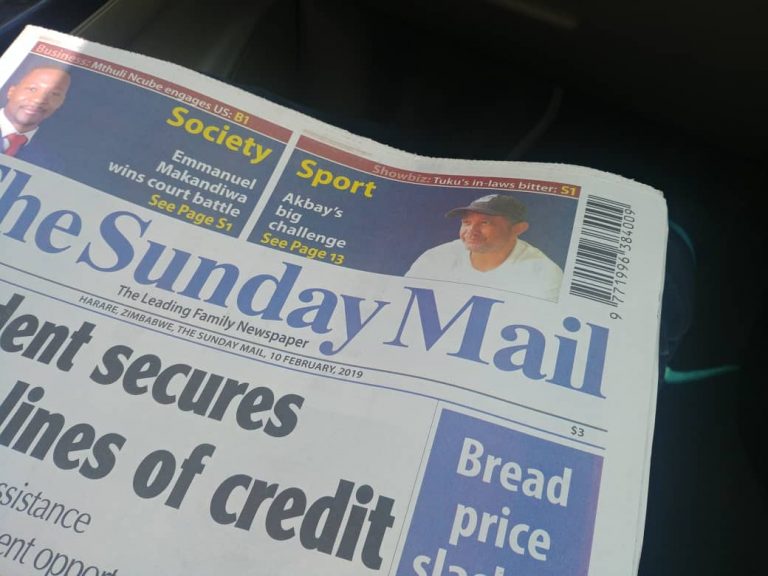 Sunday Mail Apologises For Lying About Hwende On January Violence ⋆