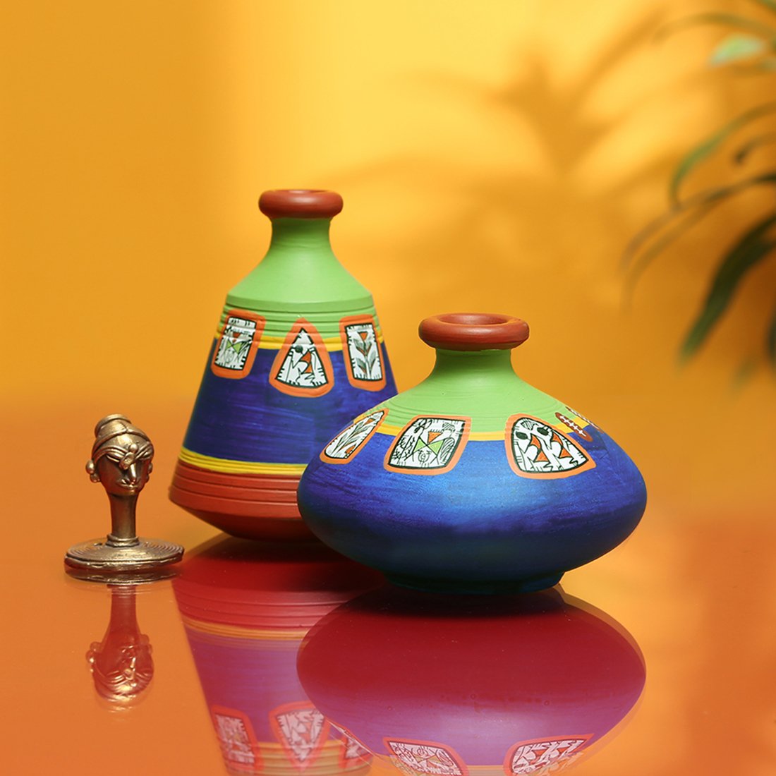 Warli Painting On Pots