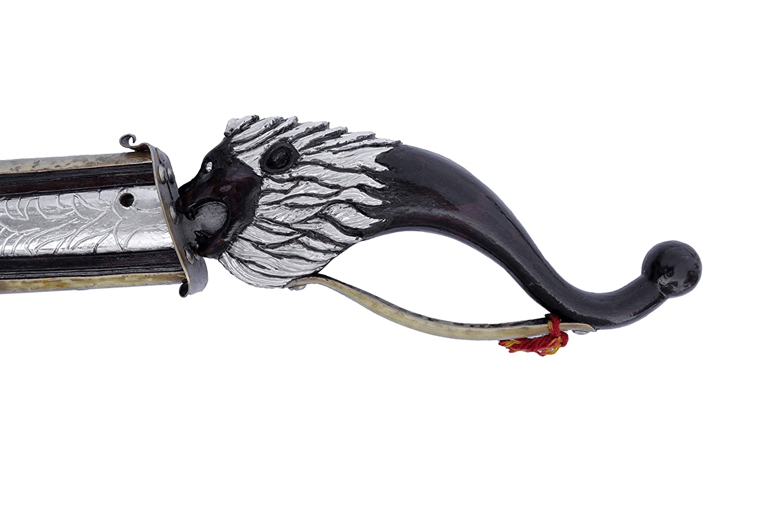 Antique Katar Pure Silver and Wood Katar for Wedding, Groom Katar