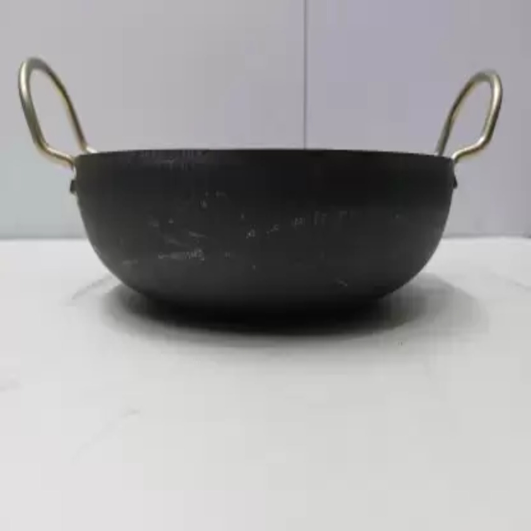 Ironmade Iron Kadai/Iron Induction based kadhai/Iron Flat Kadhai/Heavy