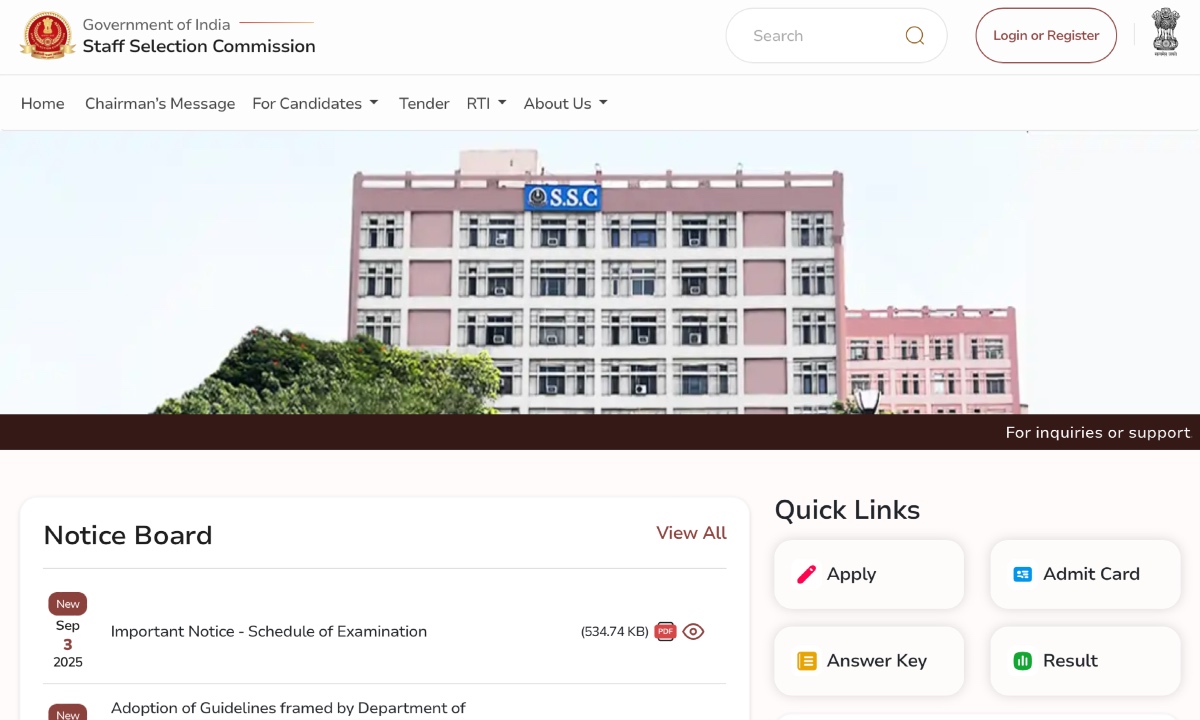 SSC CGL Exam Date 2025: यहाँ से देखिए Tier 1 परीक्षा की तारीख़ और डाउनलोड करें एडमिट कार्ड