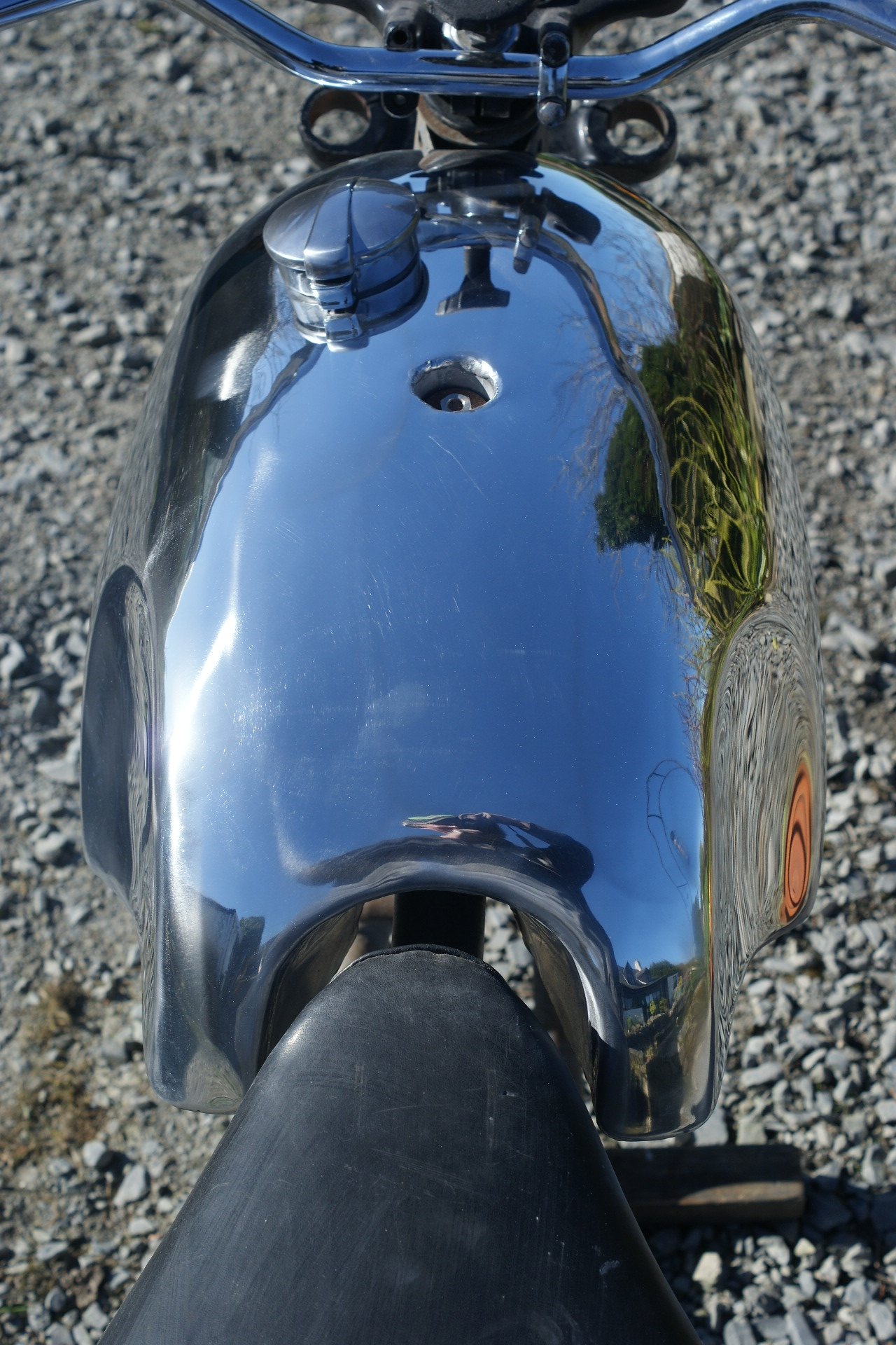 BSA Spitfire style Alloy Fuel Tank Tab Classics