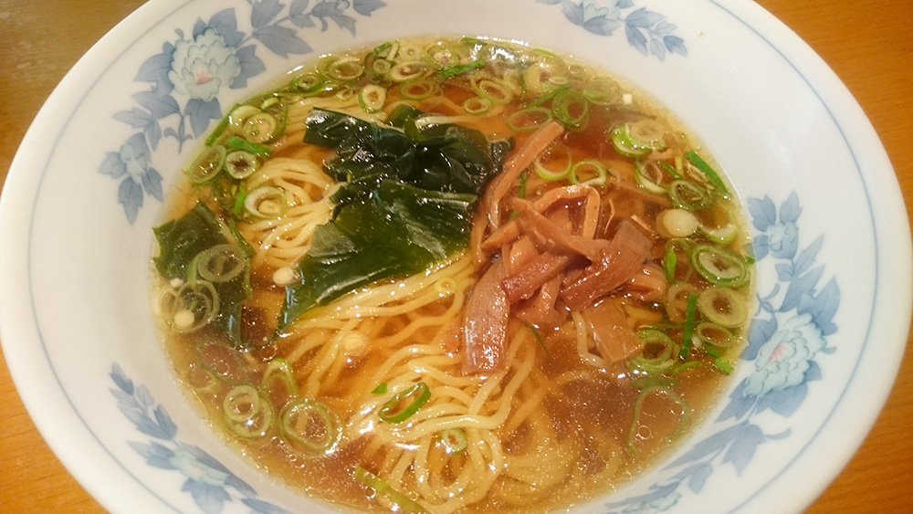 醤油ラーメン＋天津飯楼蘭 食べマガ