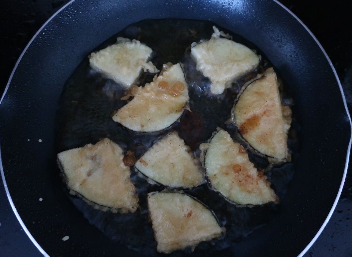 Tempura (Chicken, asparagus, shiitake, eggplant tempura, 天ぷら)