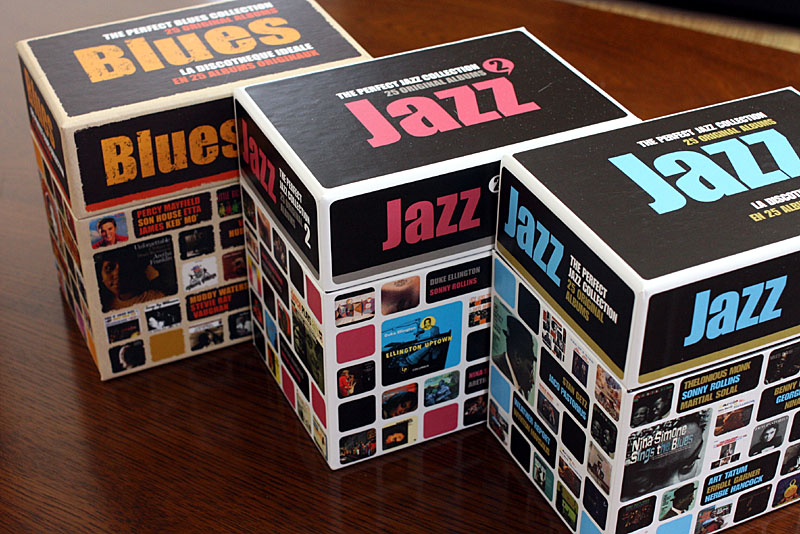 ジャズとブルースのCD75枚を大人買い こんなの食べたよ