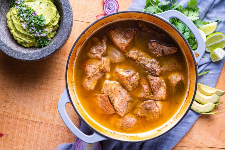Pork Carnitas Recipe Slow Cooked in a Dutch Oven