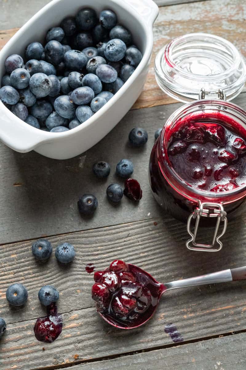 Easy Blueberry Compote Recipe with Fresh Blueberries