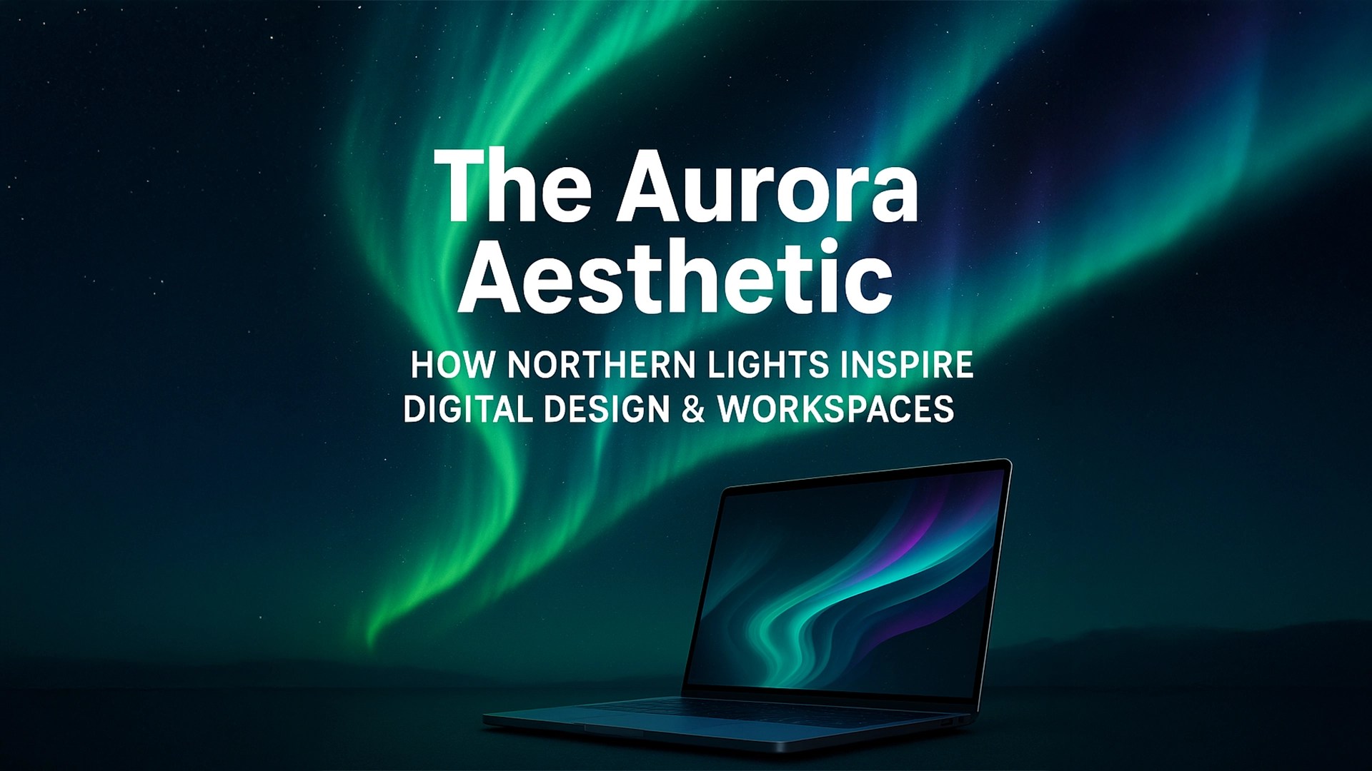 The Aurora Aesthetic Northern Lights Design Workspaces Tabflash