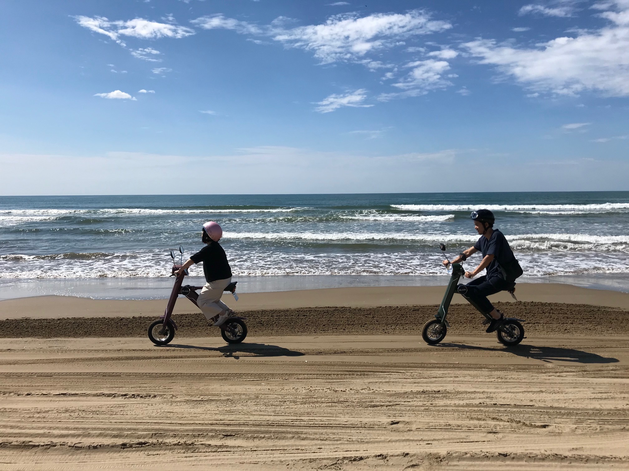 千里浜観光レンタルEVバイクTABICOLO 10月オープン TABICOLO