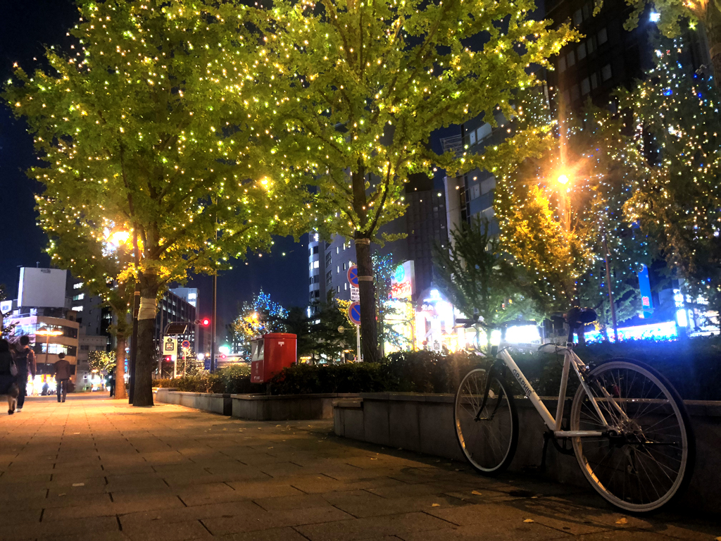 【大阪府】夜のサイクリング「御堂筋イルミネーション」を自転車で楽しむ TABIRIN（たびりん）