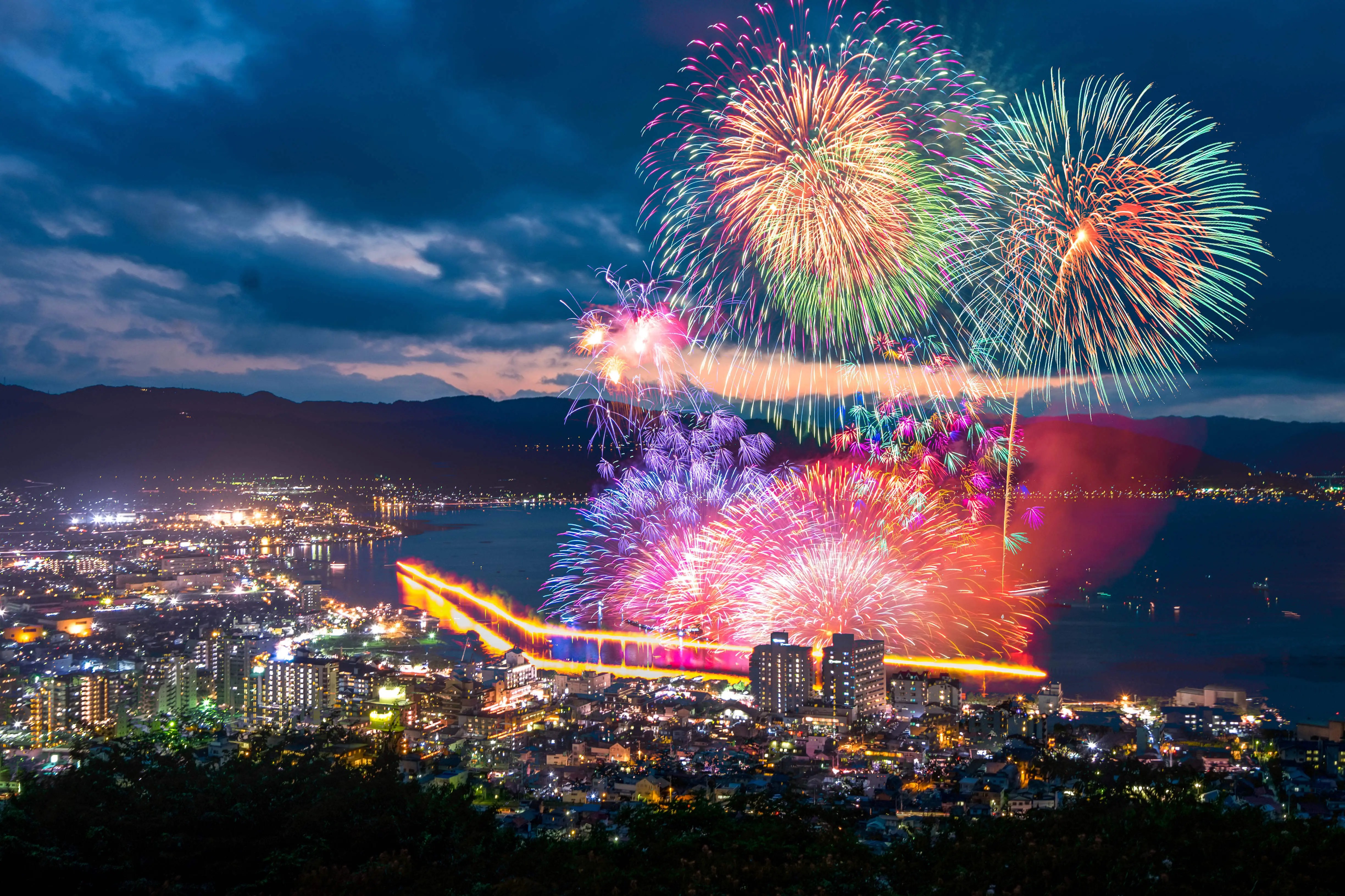 諏訪湖祭湖上花火大会の穴場スポットはやっぱり『立石公園』だった