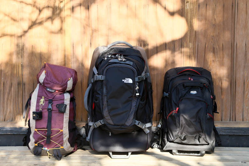 新しいトラベルバッグ：THE NORTH FACE DOUBLETRACK 28 Tabioto 旅音