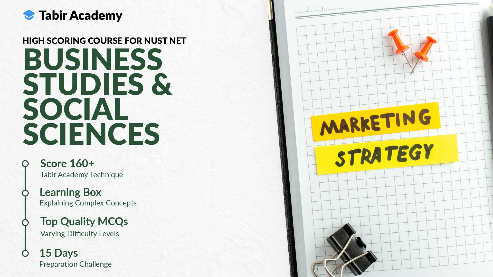 NUST Undergraduate Admissions NET Tabir Academy