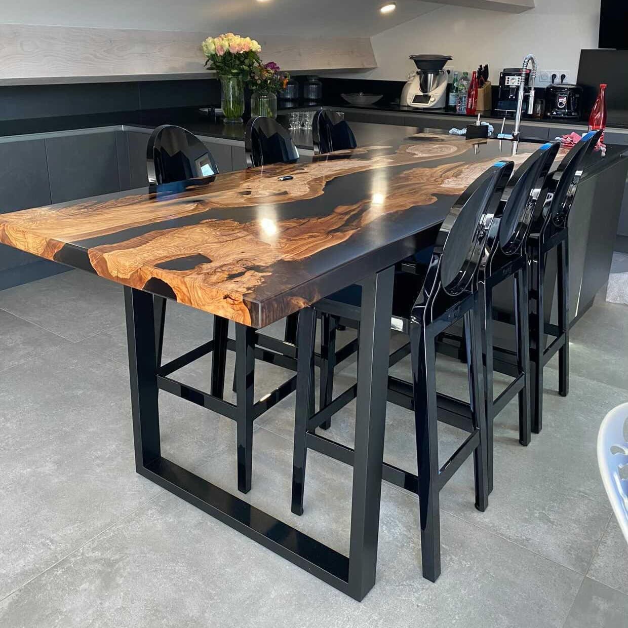 Table époxy en bois Fabricant n°1 En France Devis gratuit 24h