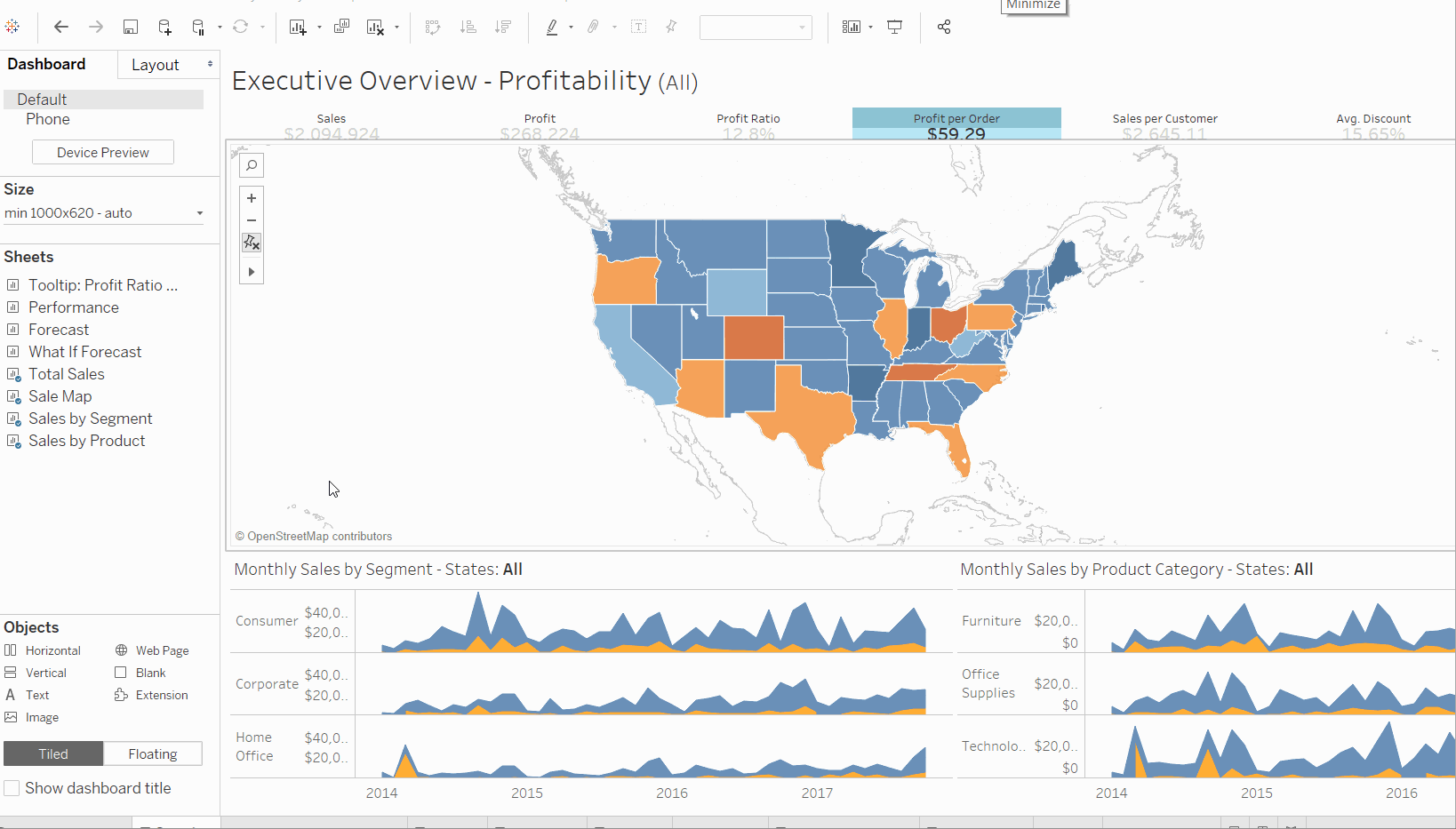 Get Started with Dashboard Extensions Tableau Extensions API
