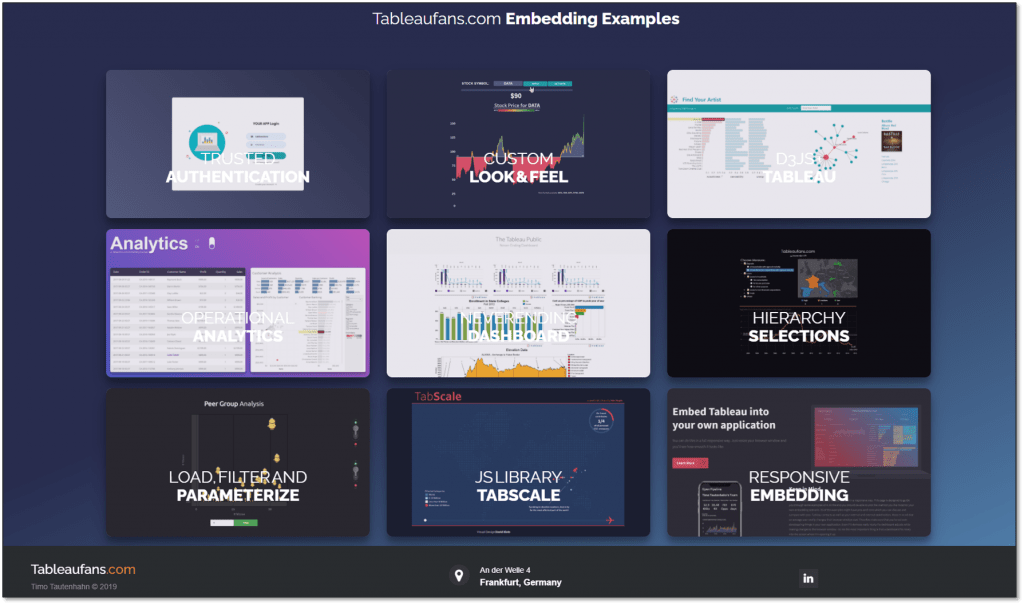 How to get started with embedding Tableau?