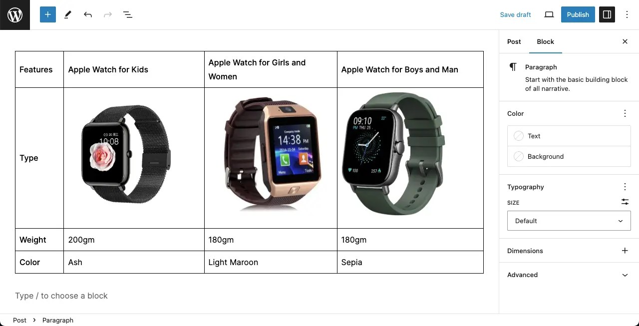 How to Change Table Column Width Tableberg