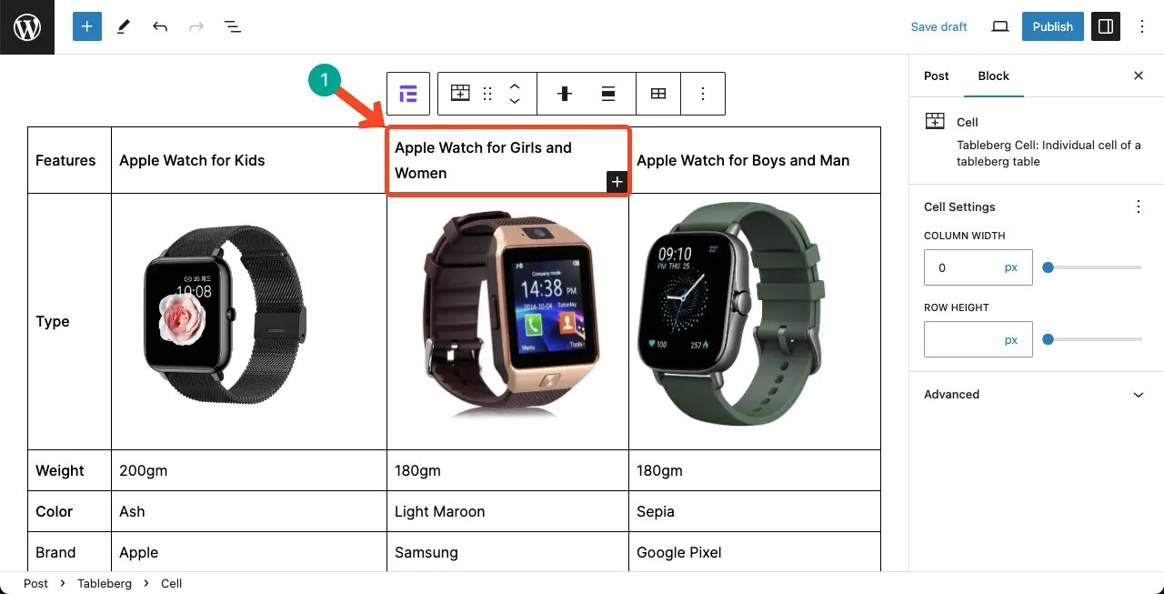How to Change Table Row Height Tableberg