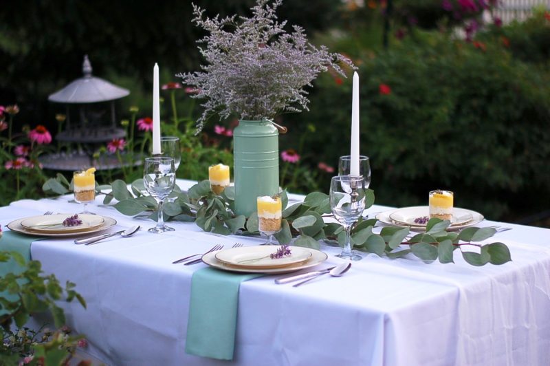 Lavender Tea Party Host a Summer Garden Party! Table for Fifty