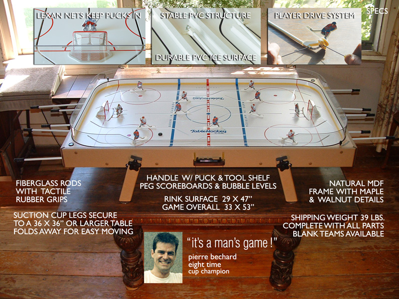 Table hockey game specification, information about the game