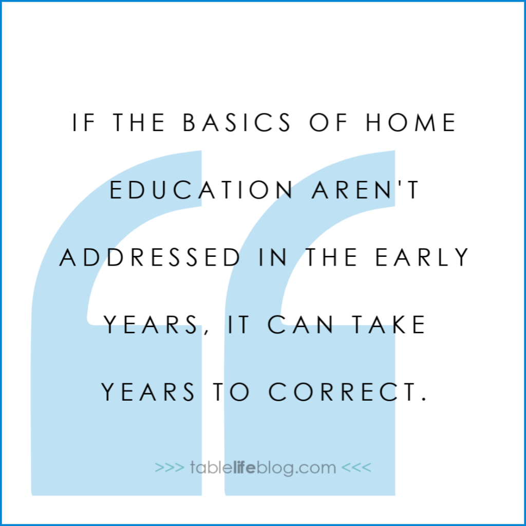 Homeschool 101 The Basics of Home Education • TableLifeBlog