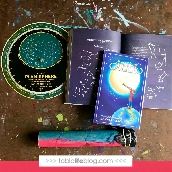 Nature Book Club Easy Telescope Craft for Kids • TableLifeBlog