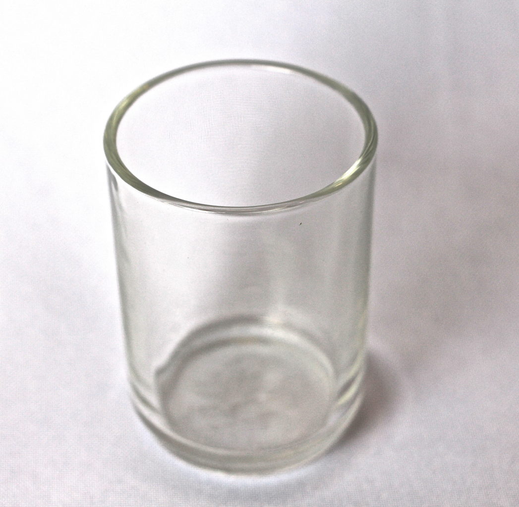 Glass Shot Votive Candle Holder Table Manners