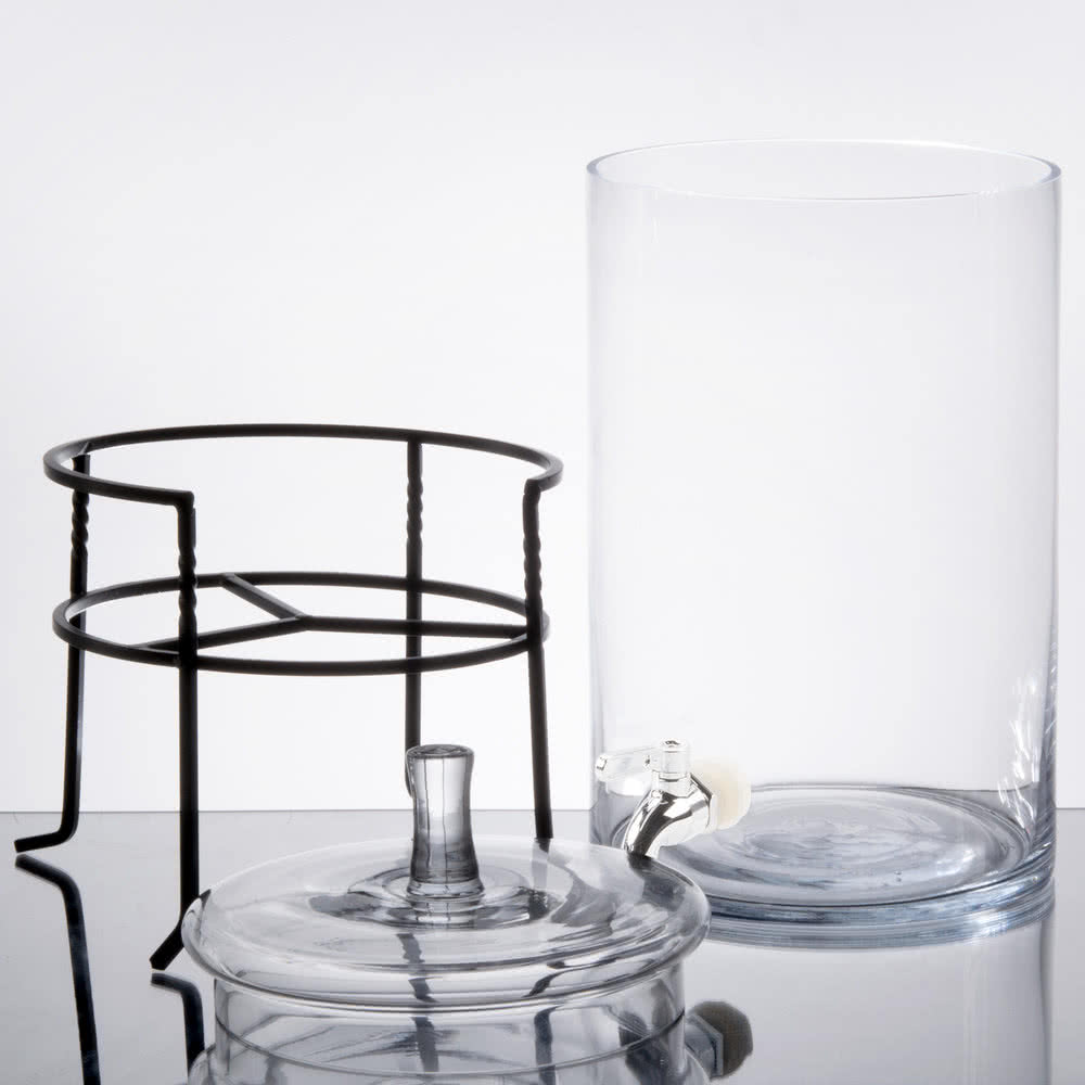 Glass Beverage Dispenser Table Manners