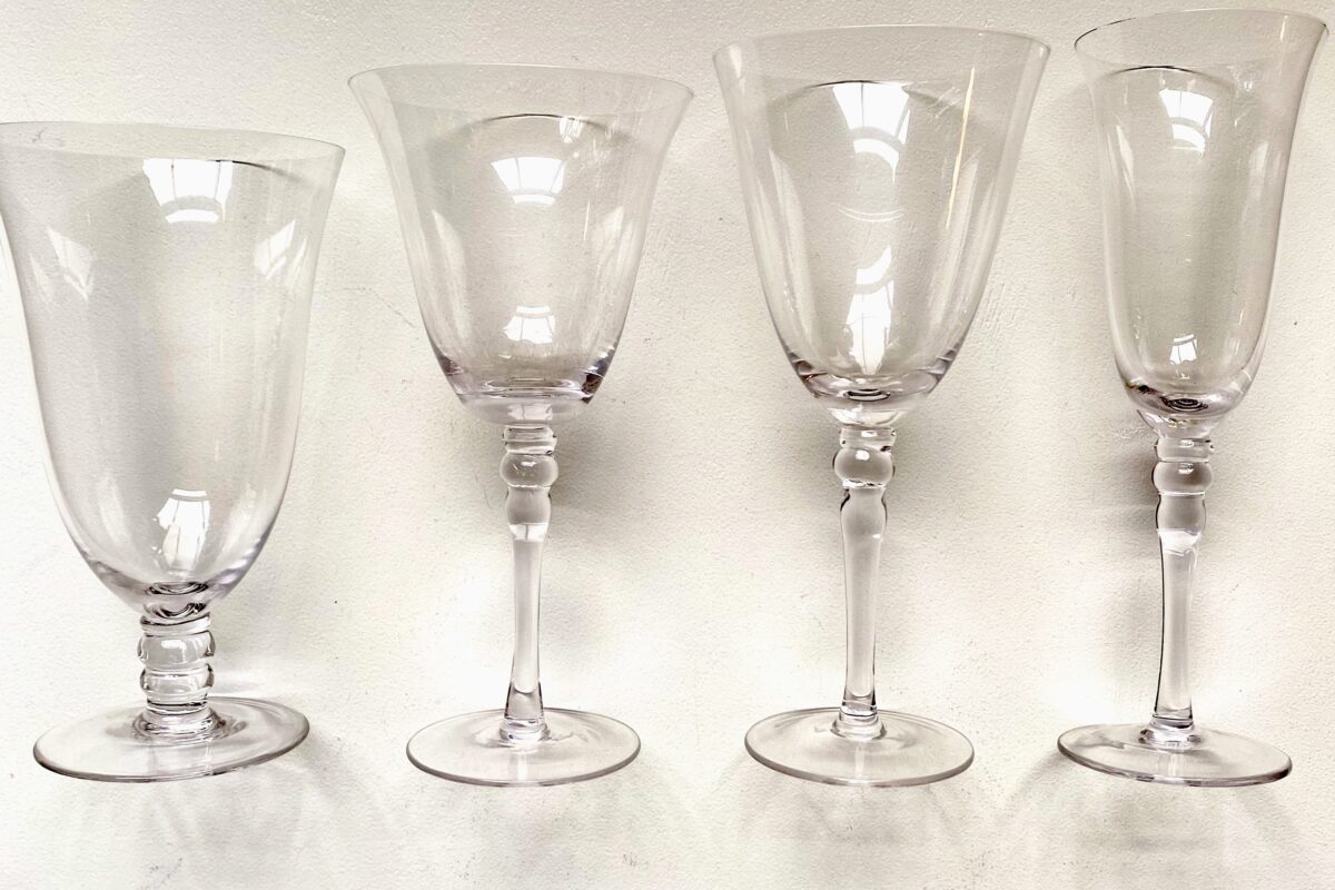 Florence Clear Glassware Table Manners