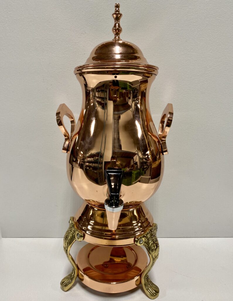 Copper Coffee Urn Table Manners