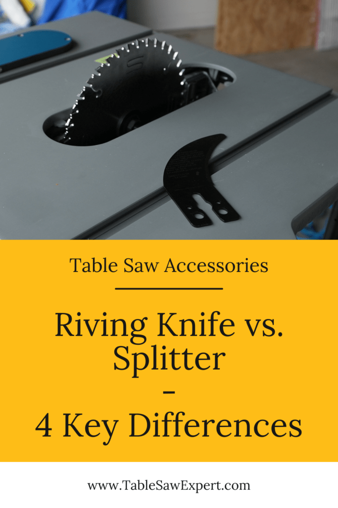 Riving knife vs. splitter 4 key differences