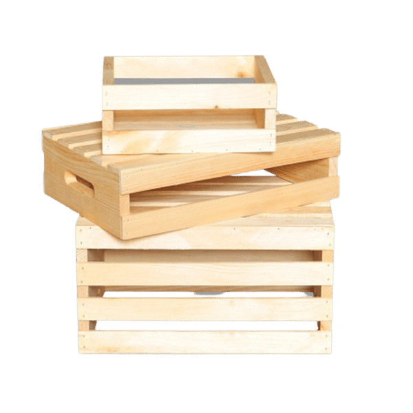 FRUIT & VEGETABLE NATURAL WOOD CRATE COLLECTION Tablescapes