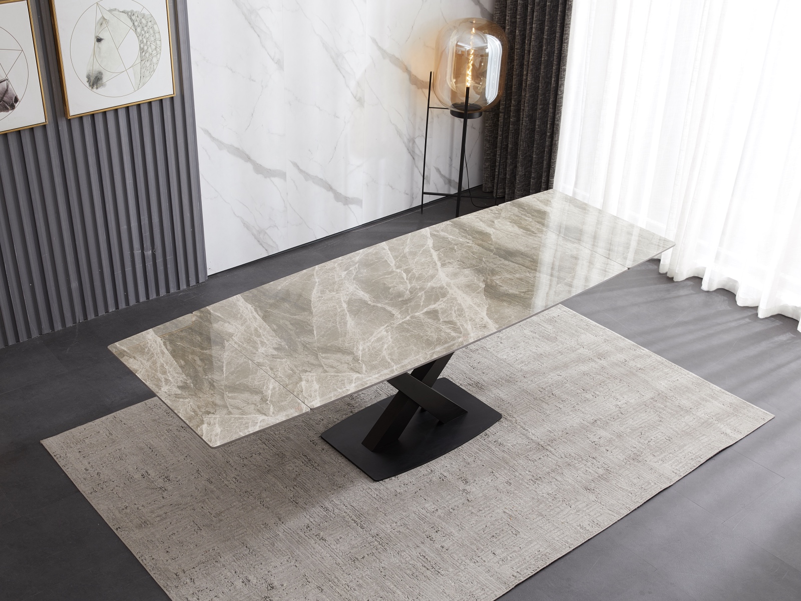 Ceramic dining table