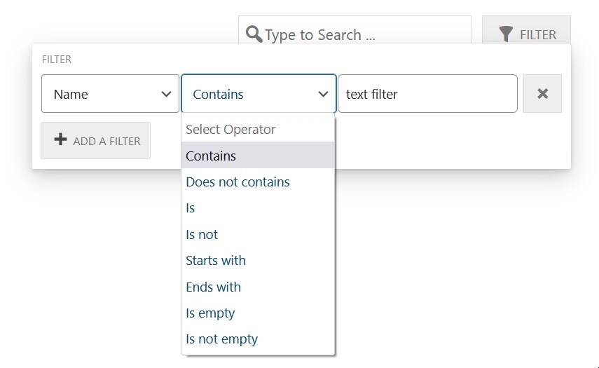 How To Filter Table Tablesome