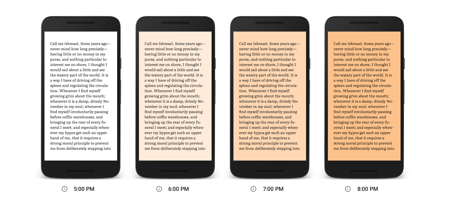 Google Play Books Gets Night Time Reading Mode, That filters Blue Light