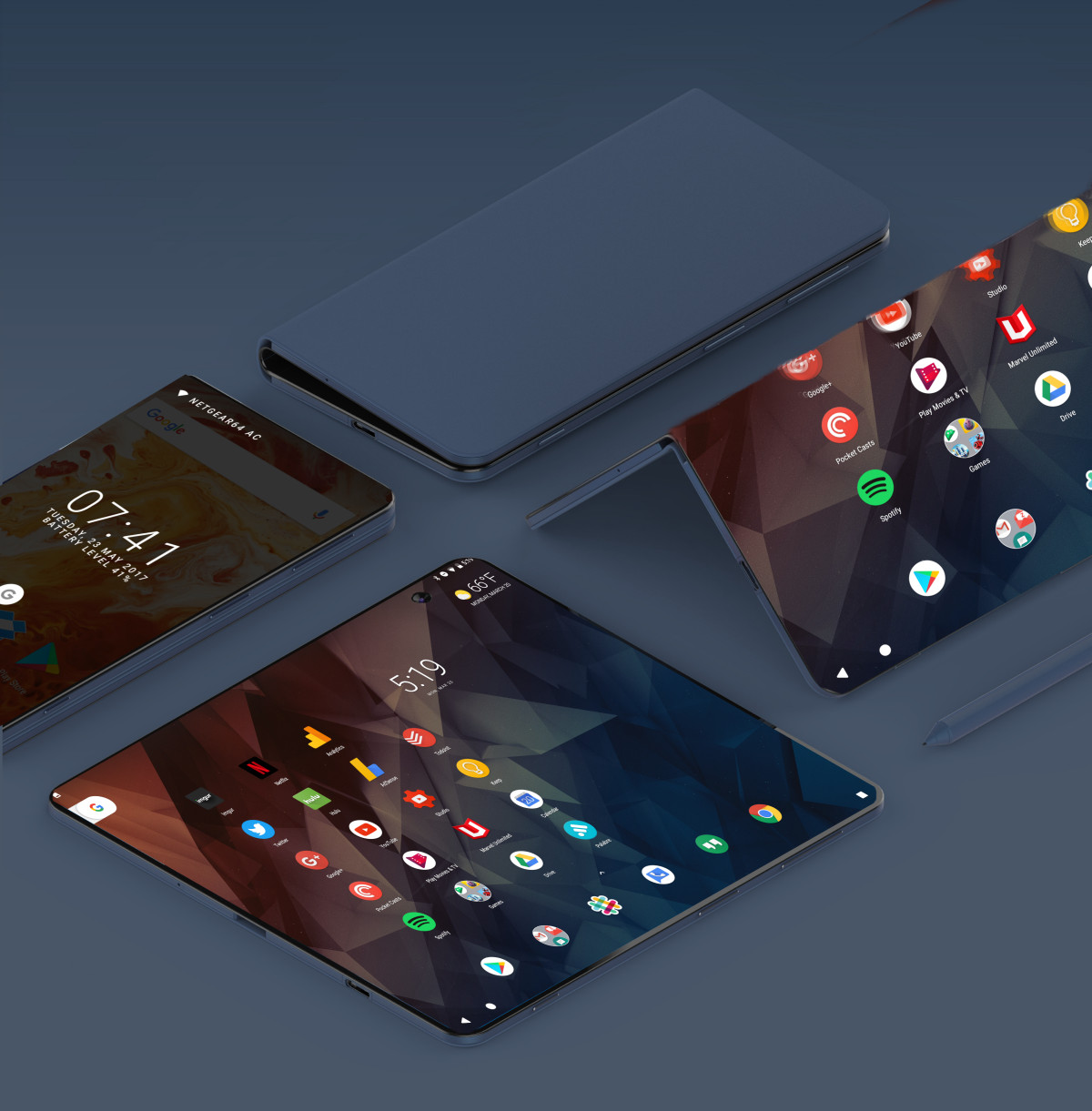 Folding Tablet/Phone Hybrid is Actually Real and Coming to AT& Not a