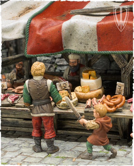 Meat & Dairy Stall Tabletop World