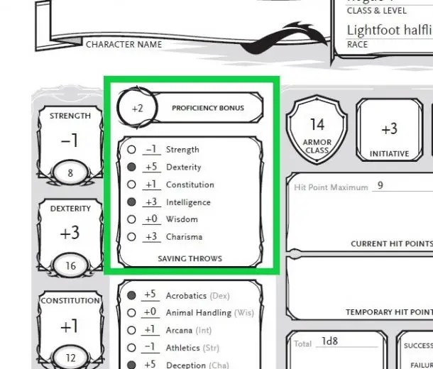 The Ultimate Beginner's Guide to Reading Your D&D 5e Character Sheet