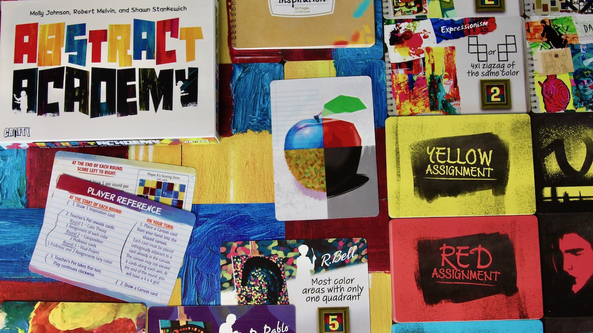 Abstract Academy Card Game Review Tabletop Mom