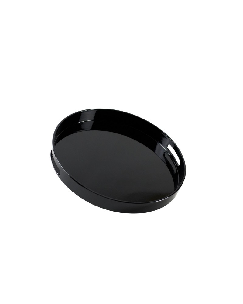 Lacquer Round Serving Tray