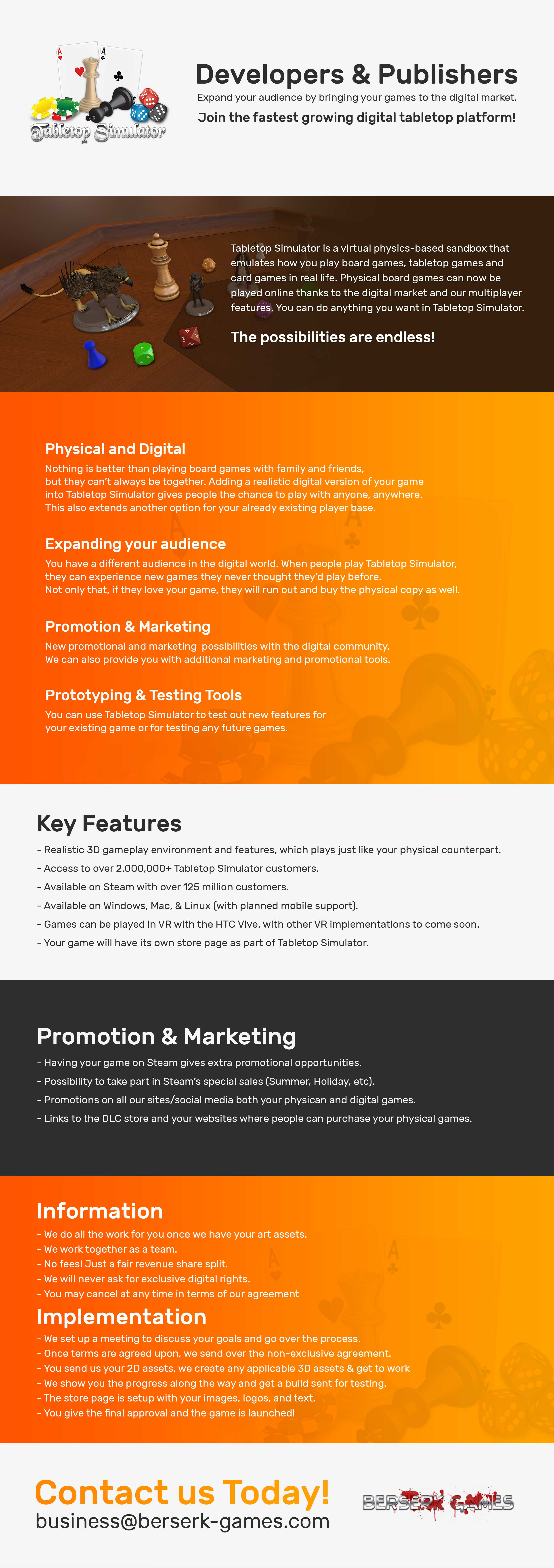 Publishers Tabletop Simulator