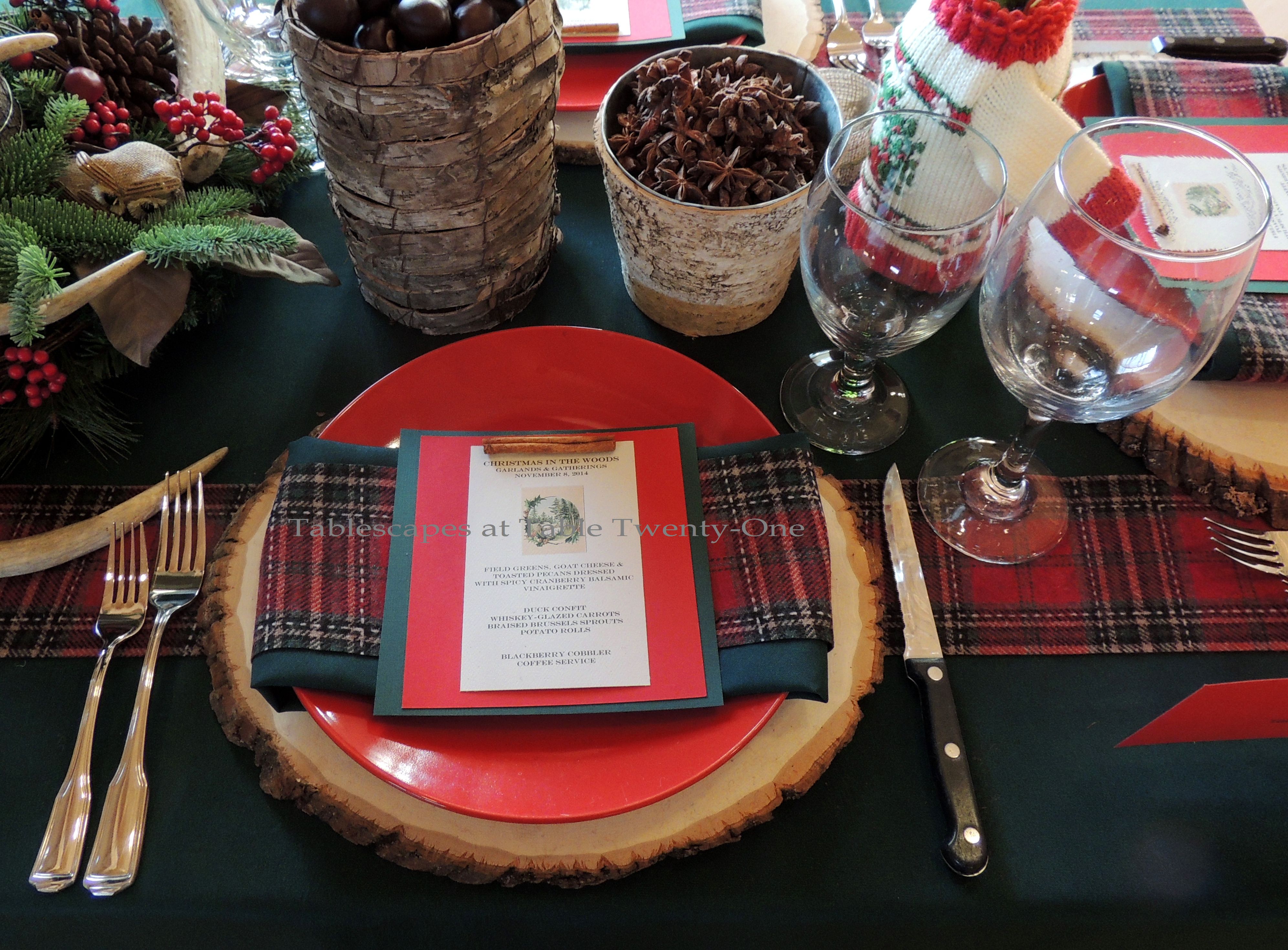 Food At Christmas In The Woods 2023 Christmas in the Woods Tablescapes at Table /TwentyOne