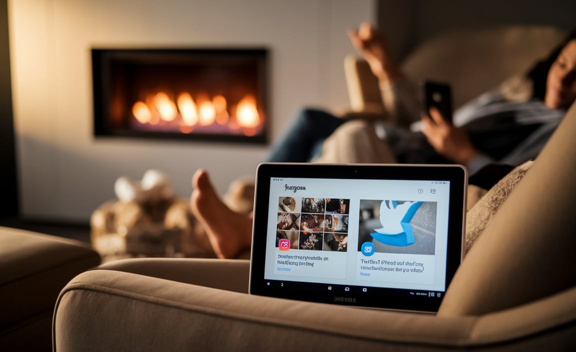 Social Media and Communication Apps for Samsung Tab