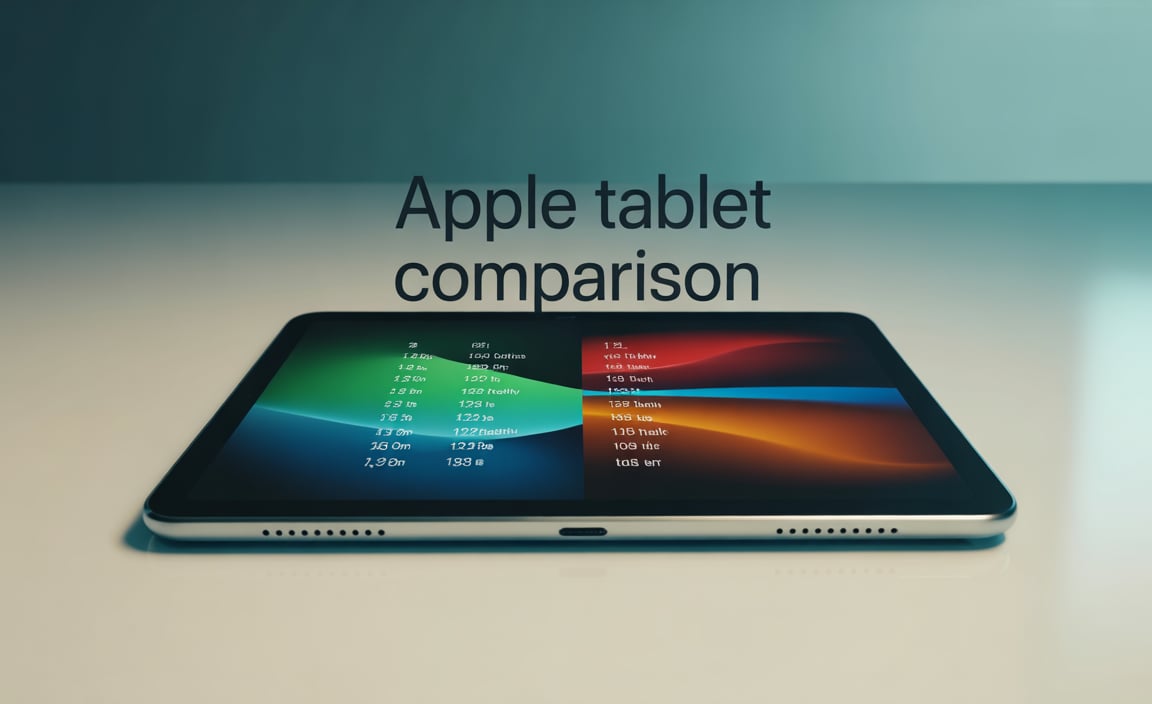 Apple Tablet Comparison