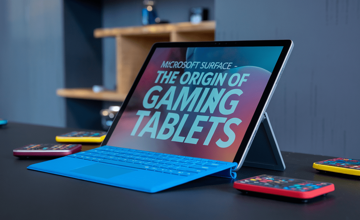 Microsoft Surface The Origin Of Gaming Tablets