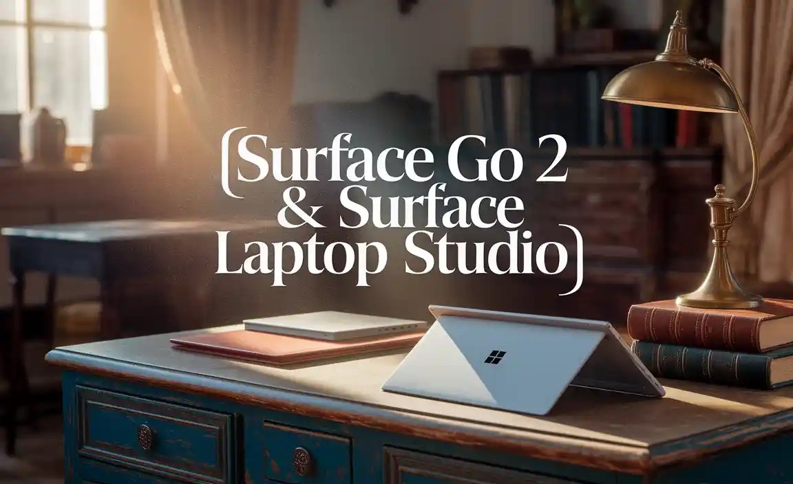 Surface Go 2 & Surface Laptop Studio
