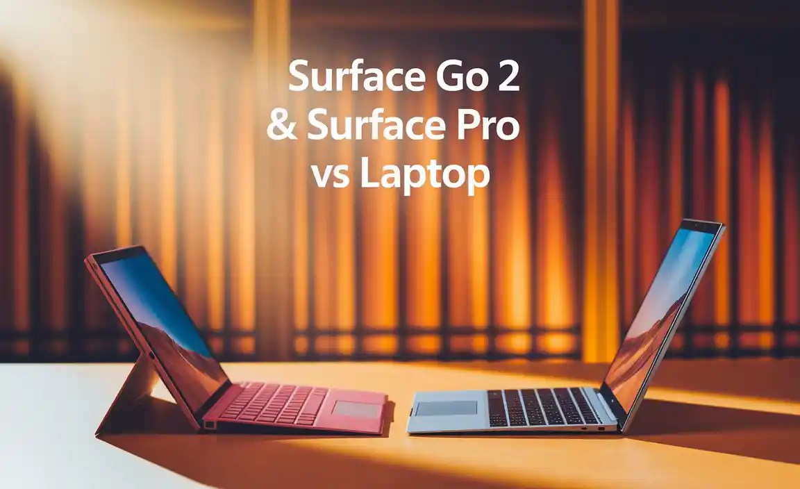 Surface Go 2 & Surface Pro vs Laptop